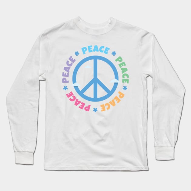 peace symbol Long Sleeve T-Shirt by Ageman